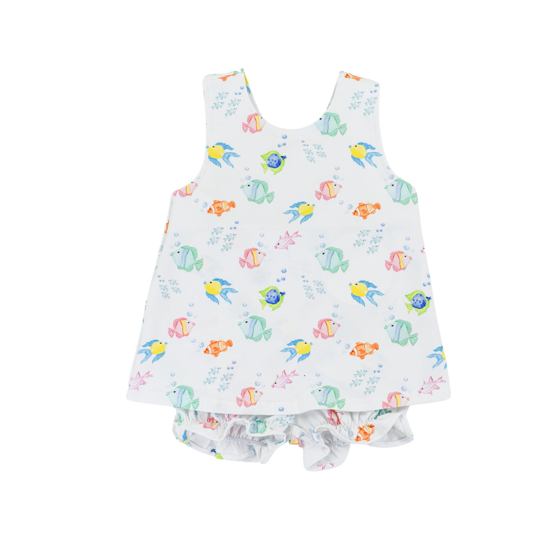 Cypress Row Fish Frenzy Girls Swing Back Set 5201