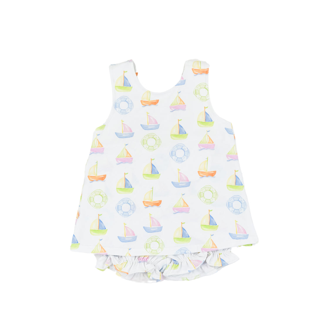 Cypress Row Sweet Sails Girls Swing Back Set 5201