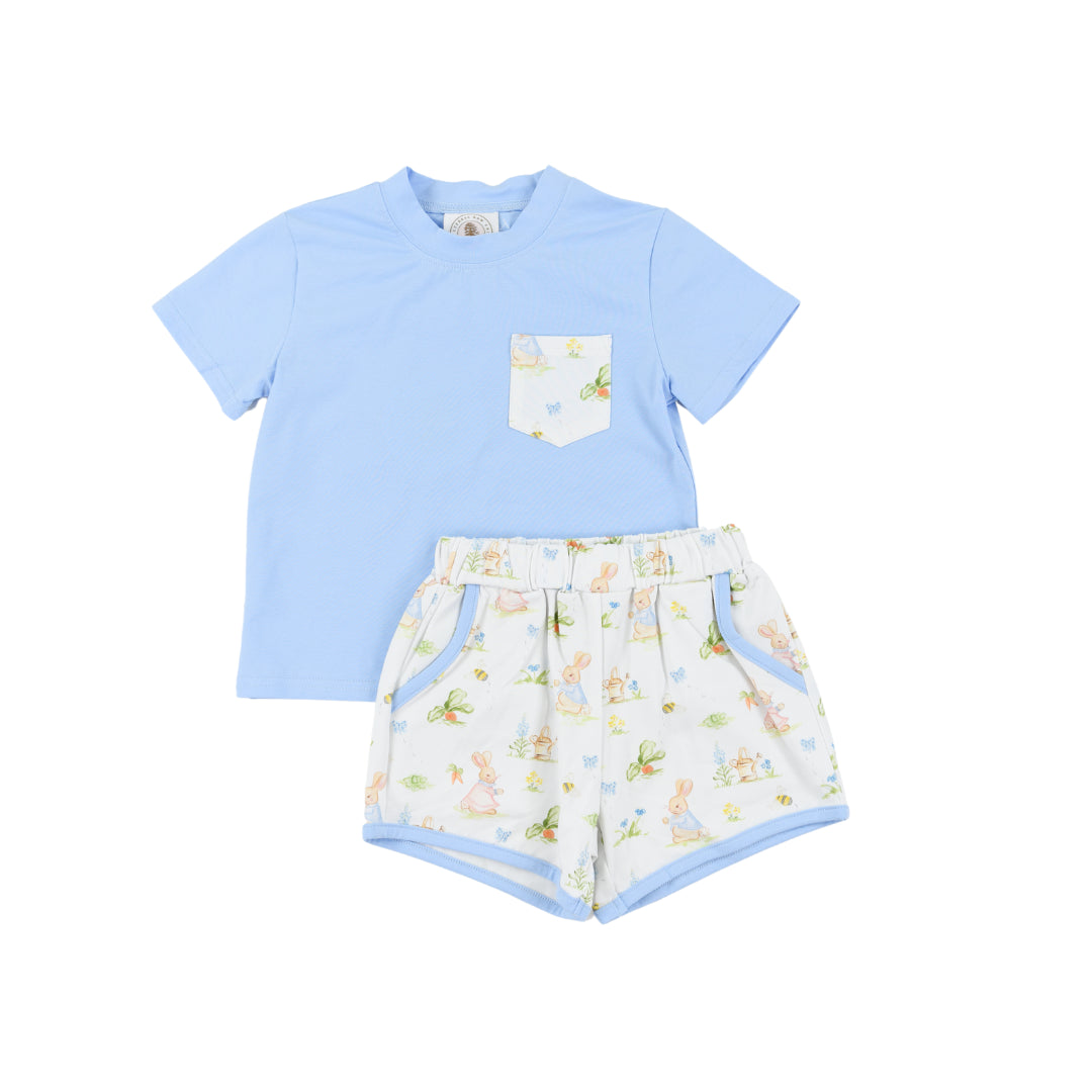 Cypress Row Easter Boys Play Pocket Short Set 5201