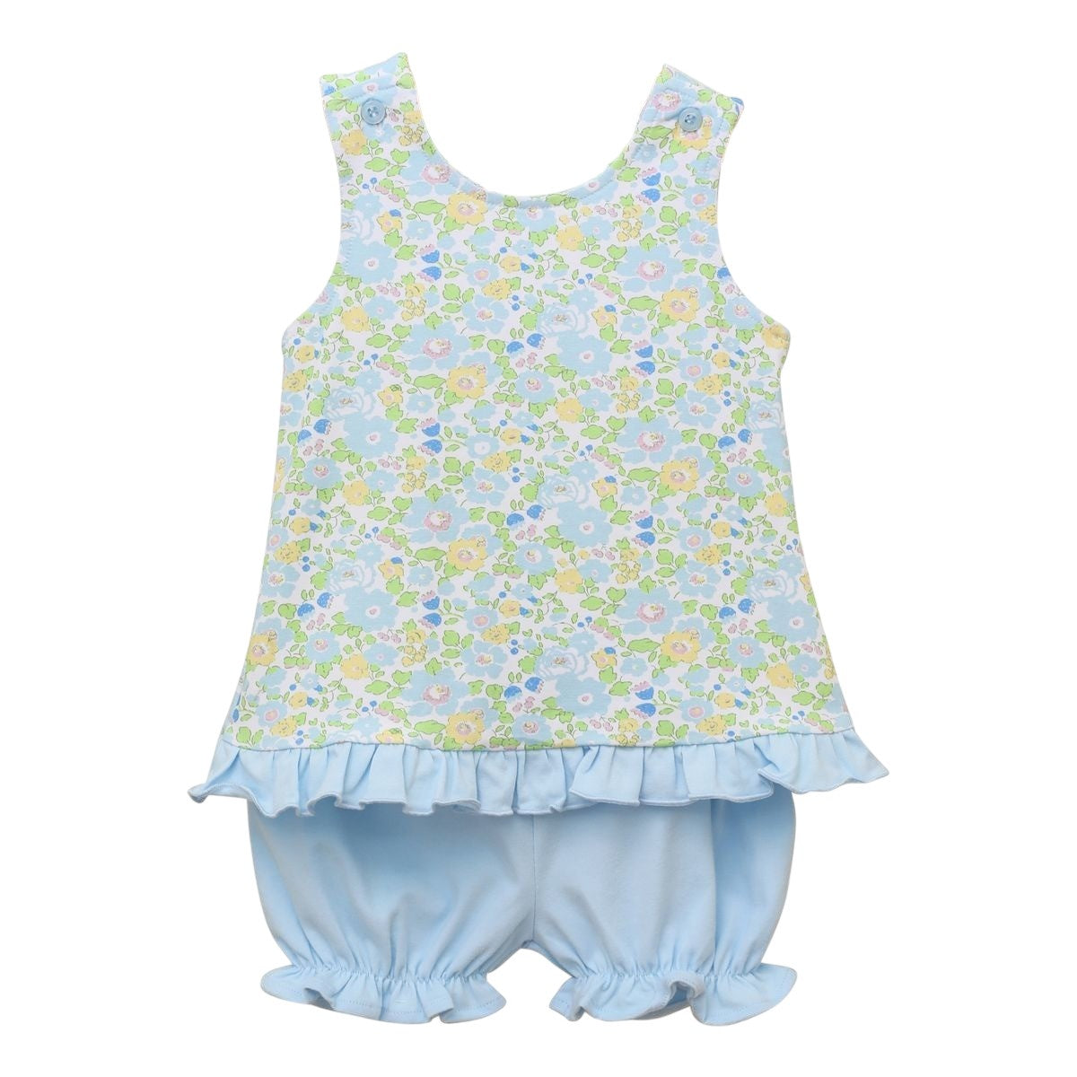 Trotter Street Kids Blooming Floral Swing Back Bloomer Set TSK-02027 5203