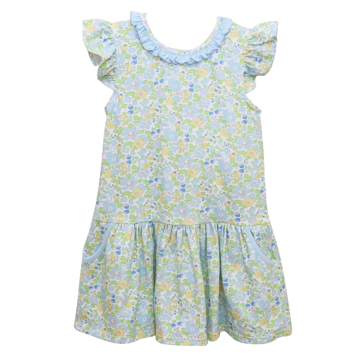 Trotter Street kids Blooming Floral Ruffle Dress TSK-02022 5203