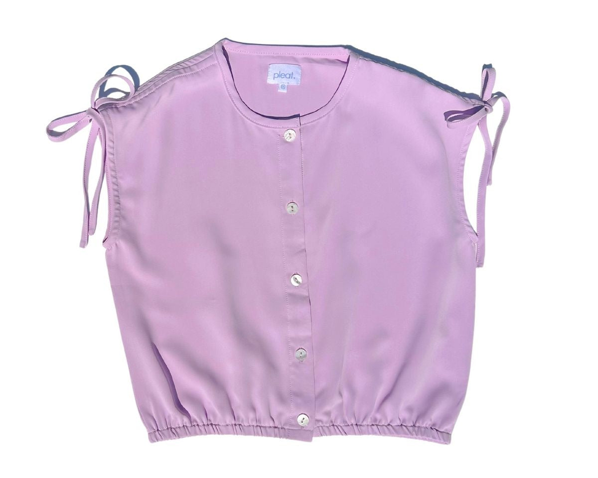 Pleat Lilac Maggie Top 5201