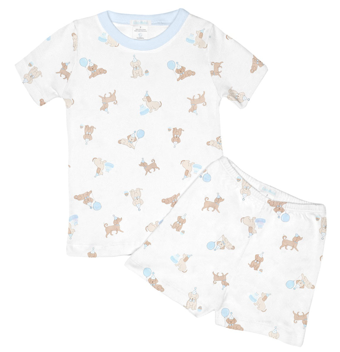 Lyda Baby Birthday Puppy Short Pajamas PP1605 5202