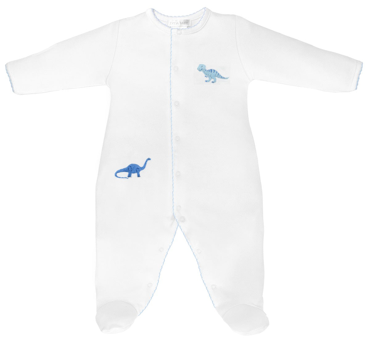 Lyda Baby Solid Color Footie W/ Embroidery PM03C 5202