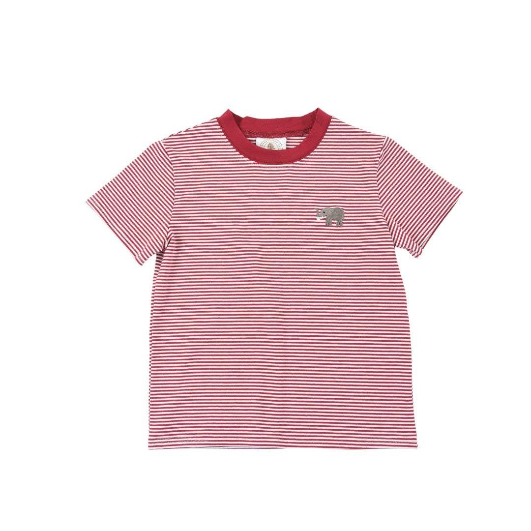 Cypress Row Fan Zone Crew Tee Dark Red 5206