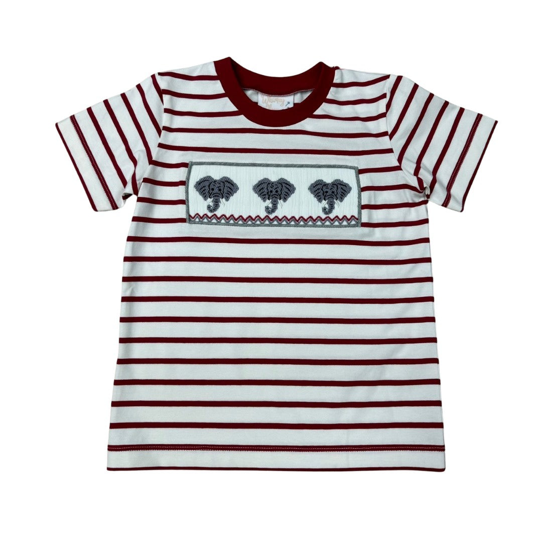 Whimsy Bay Smocked Elephant Shirt WBF25-25 5207