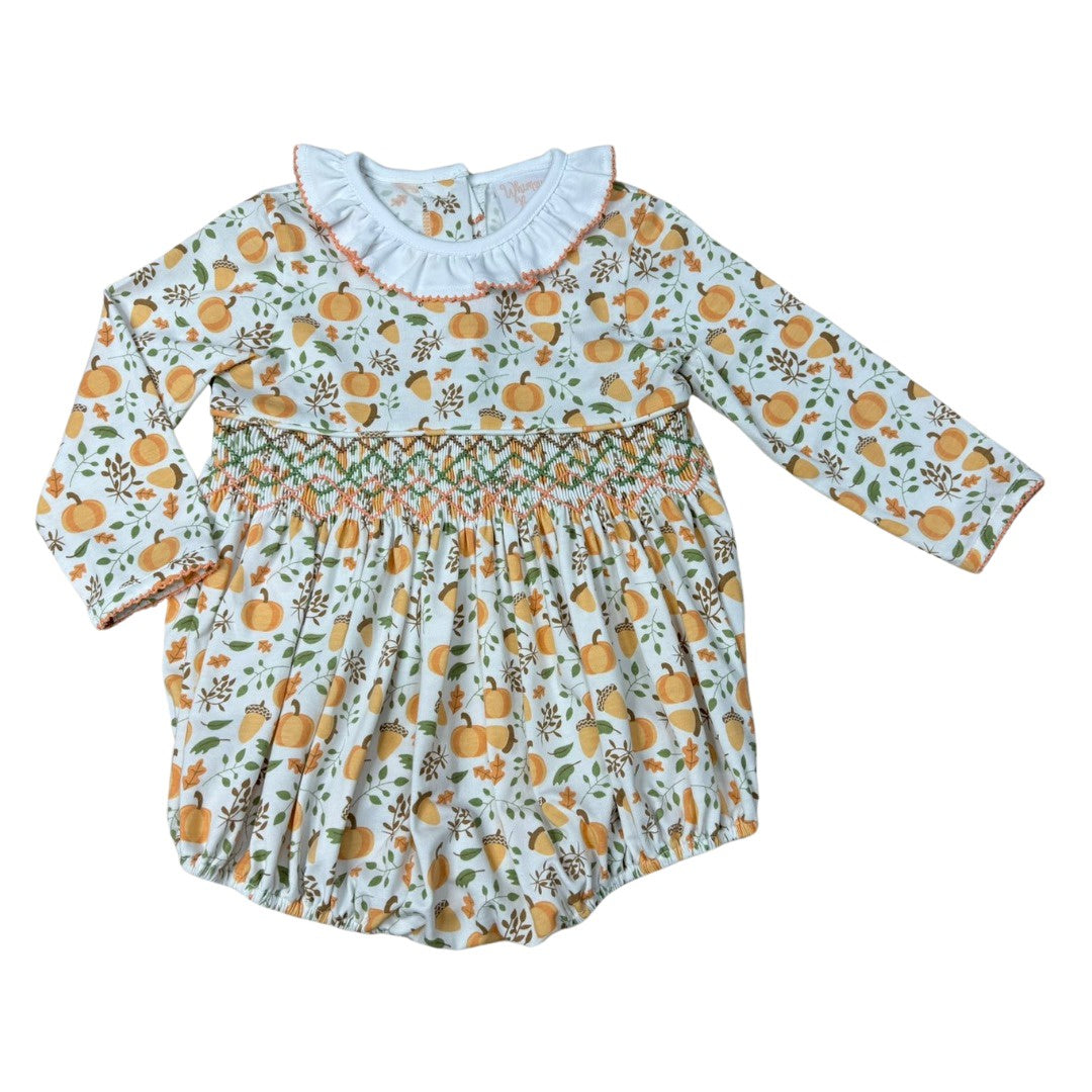 Whimsy Bay Falfetti Ruffle Collar Smocked Bubble WBF25-46 5207
