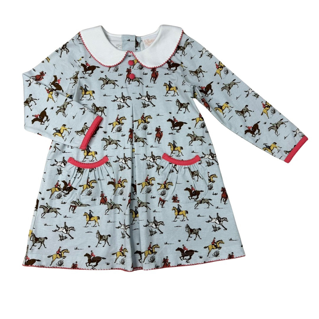 Whimsy Bay Steeplechase Collared Penny Pleat Dress WBF25-91 5207