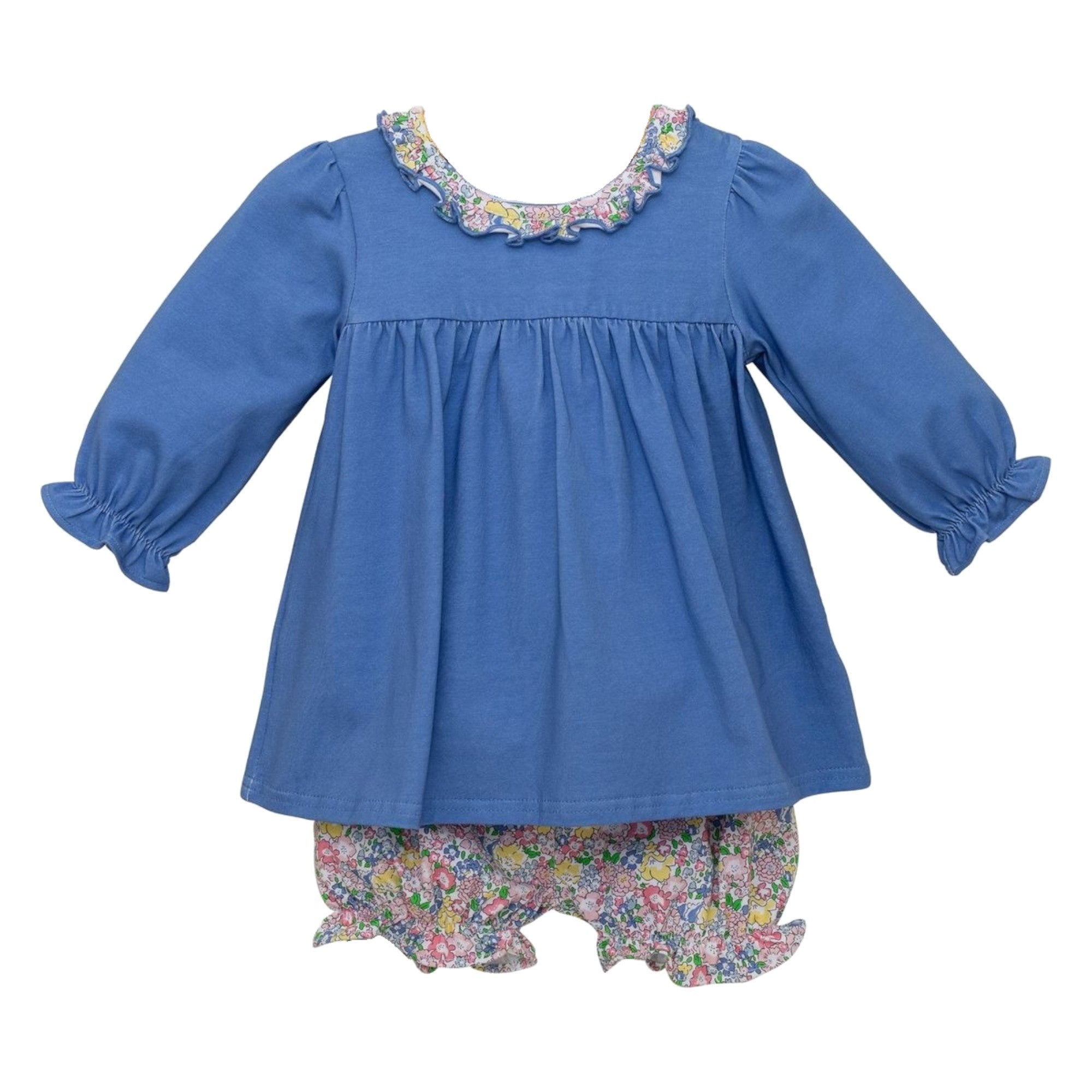 Trotter Street Kids Floral Ruffle Bloomer Set TSK-02183 5207