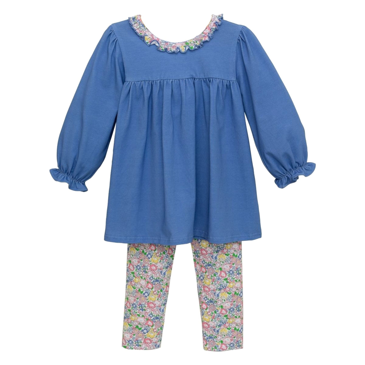 Trotter Street Kids Floral Ruffle Pants Set TSK-02184 5207
