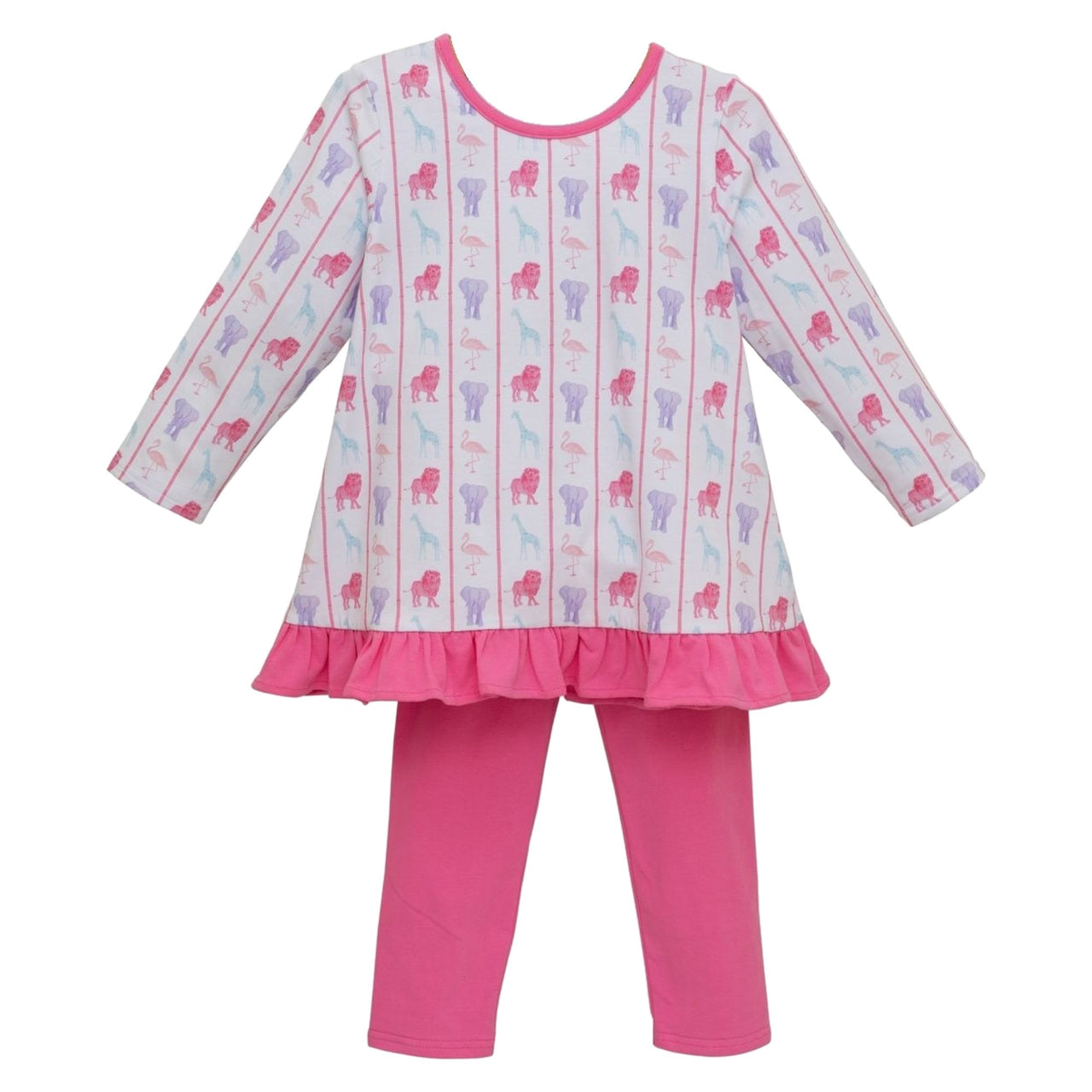 Trotter Street Kids Welcome to the Jungle Ruffle Pants Set TSK-02405 5207