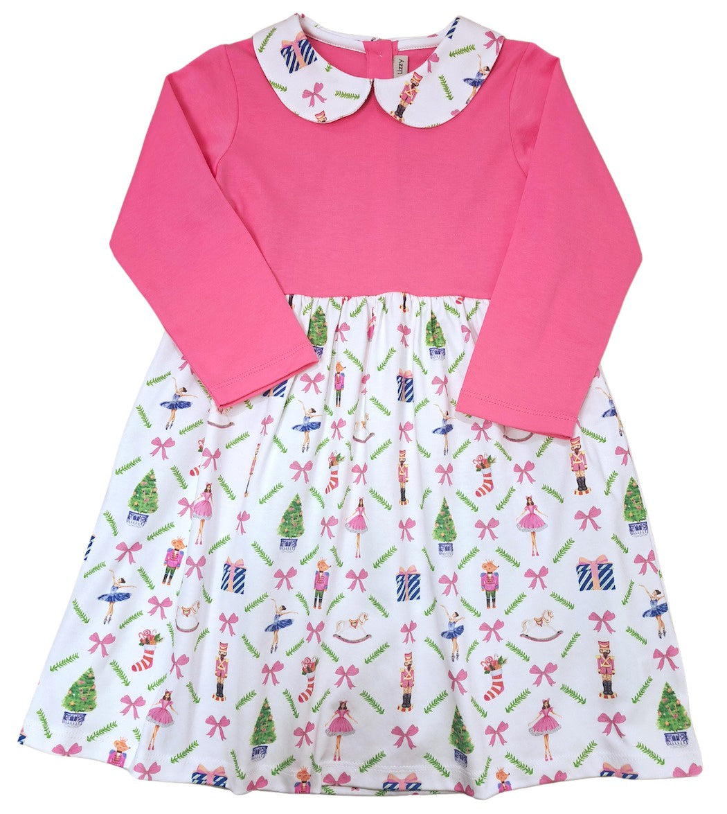 Marco & Lizzy Nutcracker Pink Top Dress M-24-971 5210