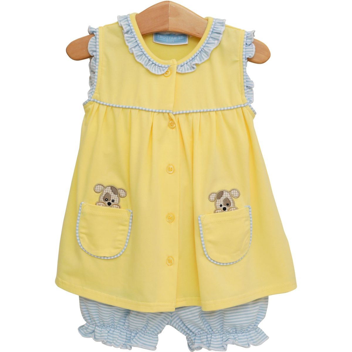 Trotter Street Kids Puppy Paws Bloomer Set TSK-02658 5301
