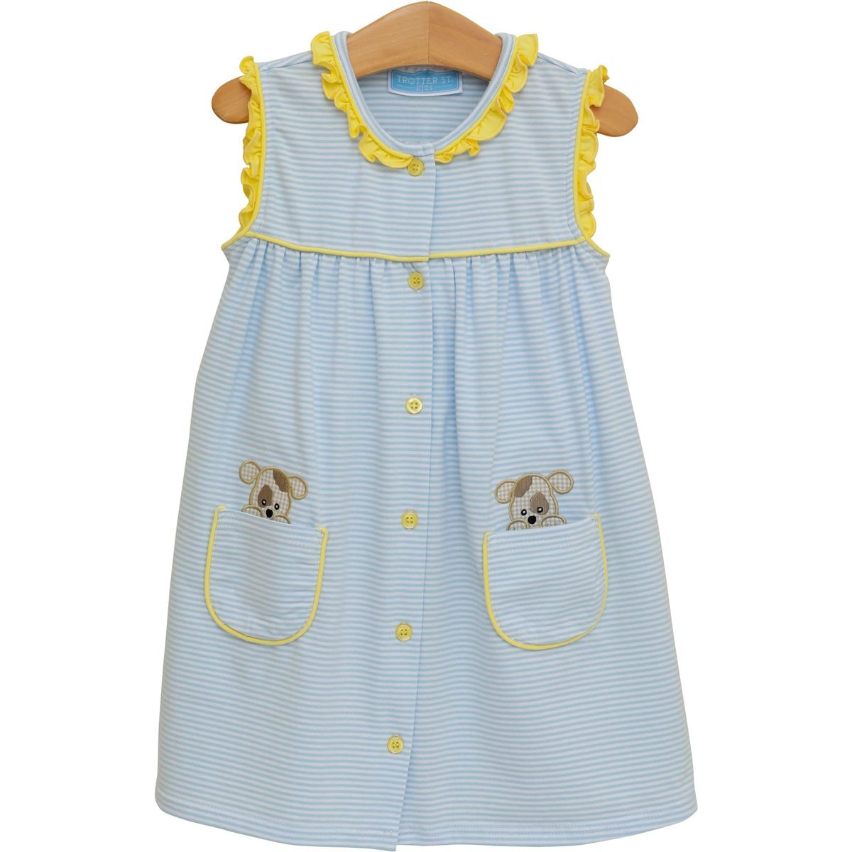 Trotter Street Kids Puppy Paws Dress TSK-02657 5301