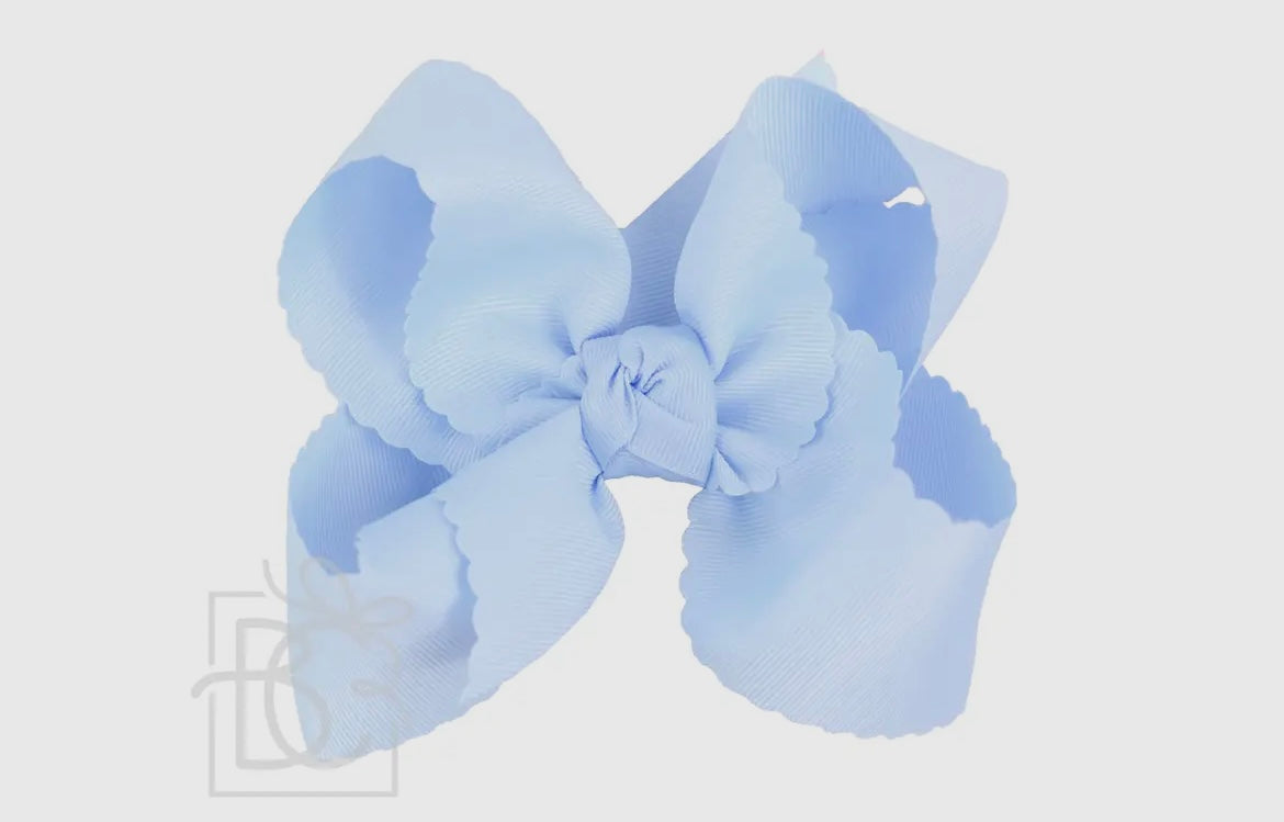 Beyond Creations Huge (XL) Scalloped Edge Bow w/knot