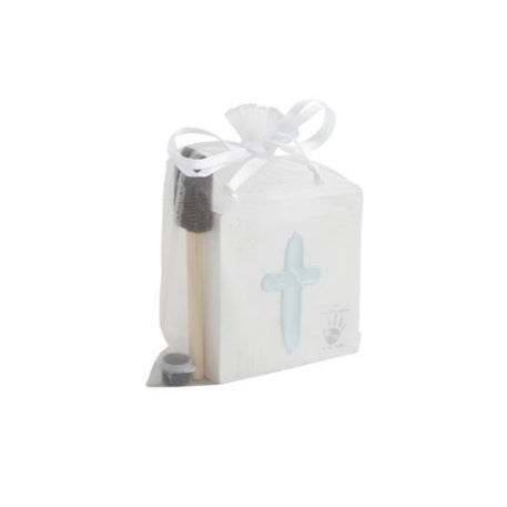 Mud Pie cross and handprint kit