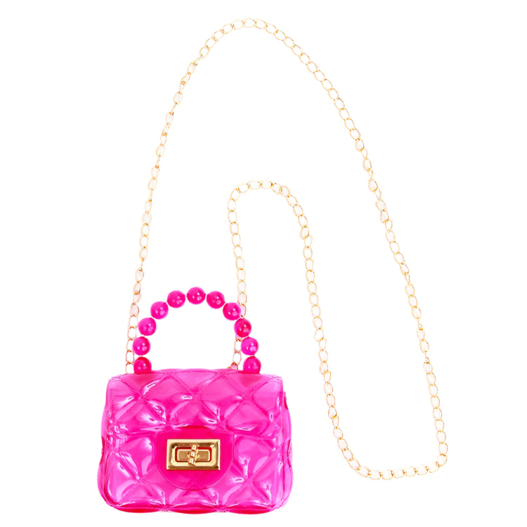 Sparkle Sisters Clear Jelly Purse