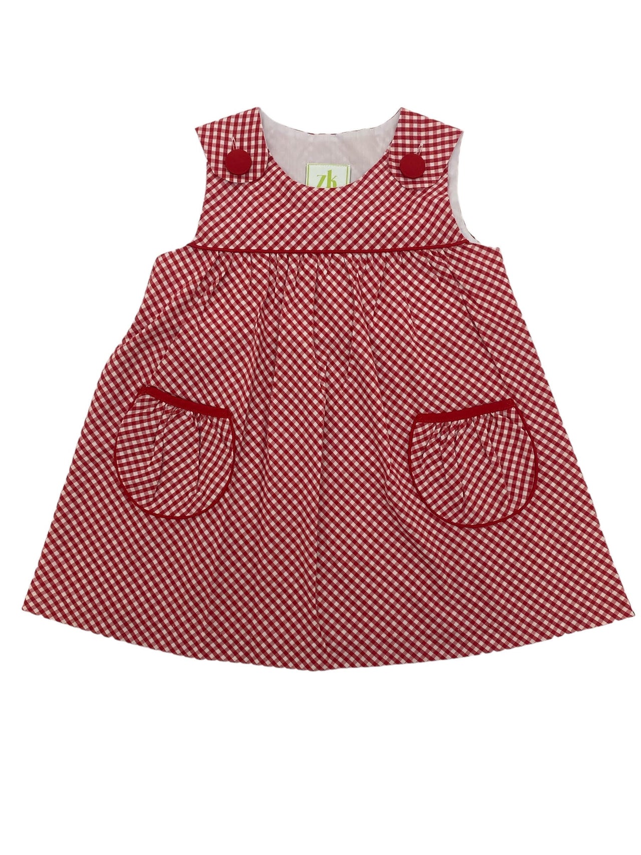 Zuccini Clarisse Jumper Red Medium Check 5108