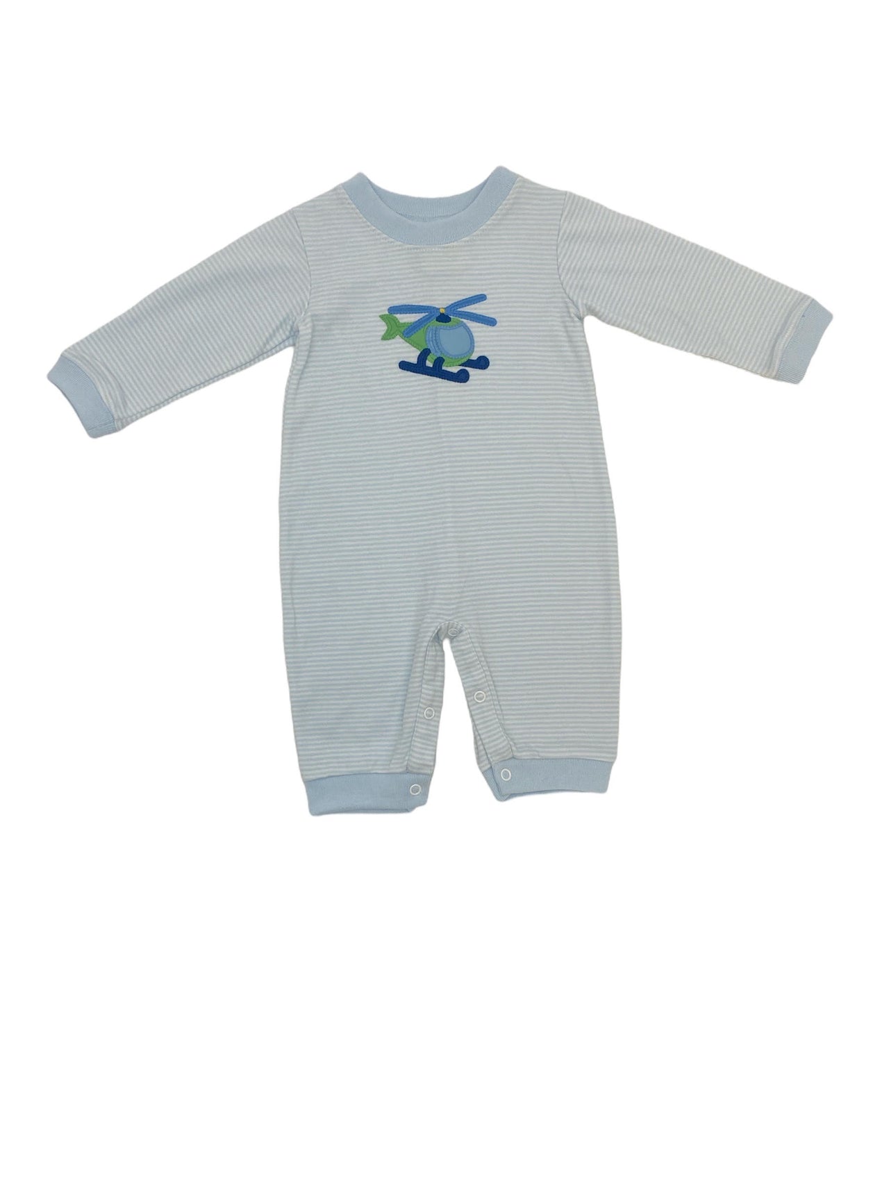 Zuccini Helicopter Luke Bubble Light Blue Bitty Stripe Knit ZYF24-HLBB-KBLB 5108