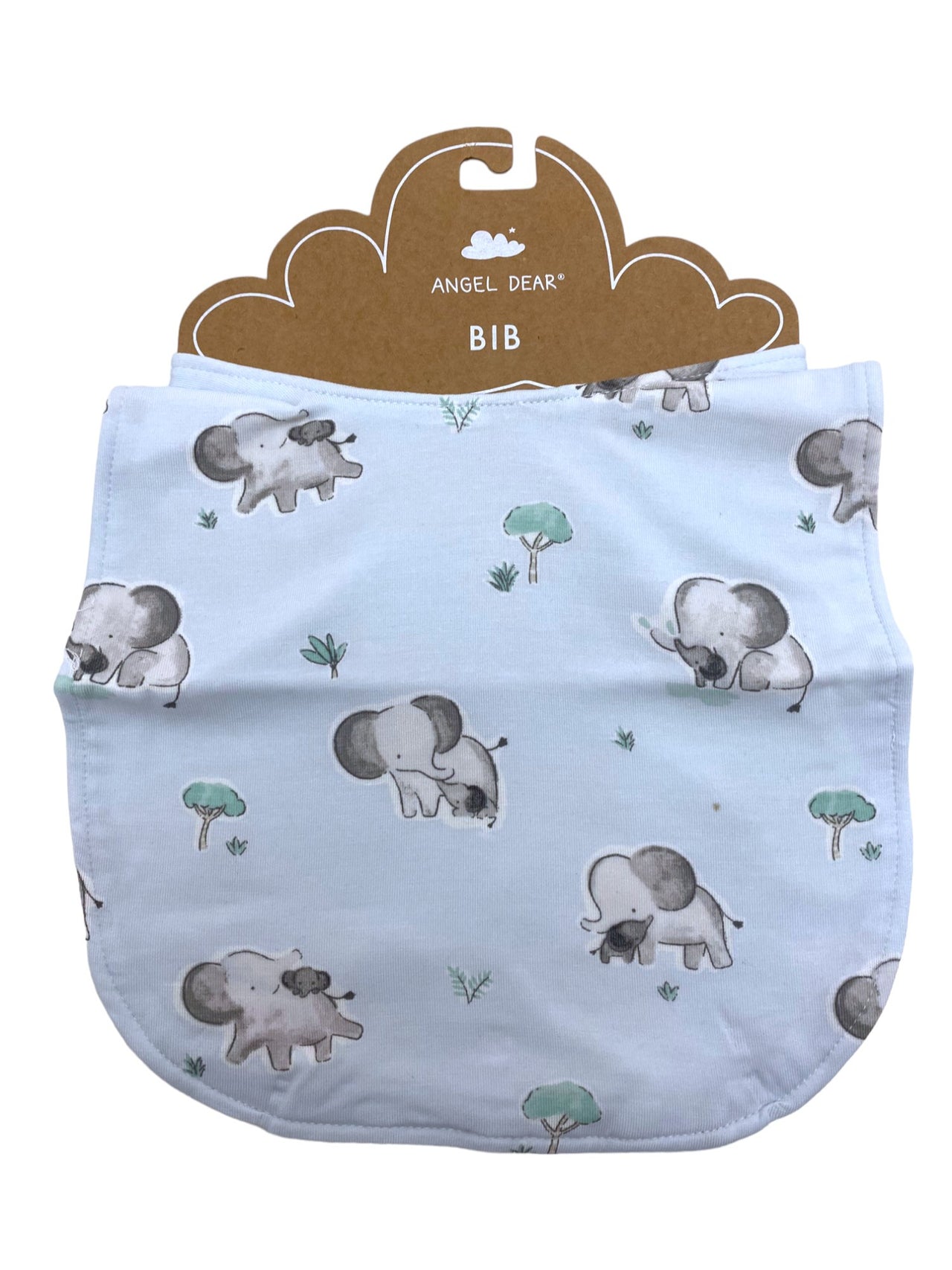 Angel Dear Elephants Feeding Bib 5108