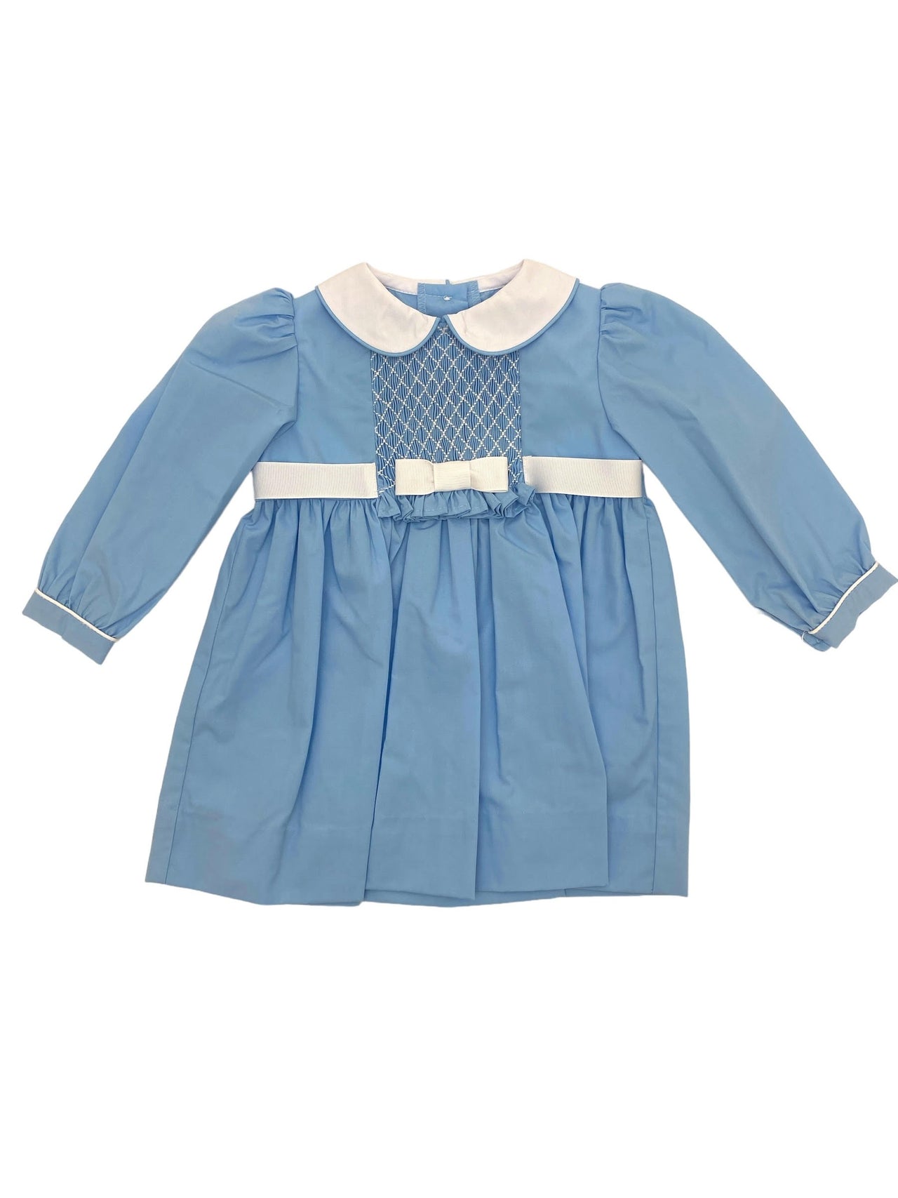 Zuccini GEO Bedford Dress Light Blue Broadcloth ZSF24-GBDR-BRLB 5108