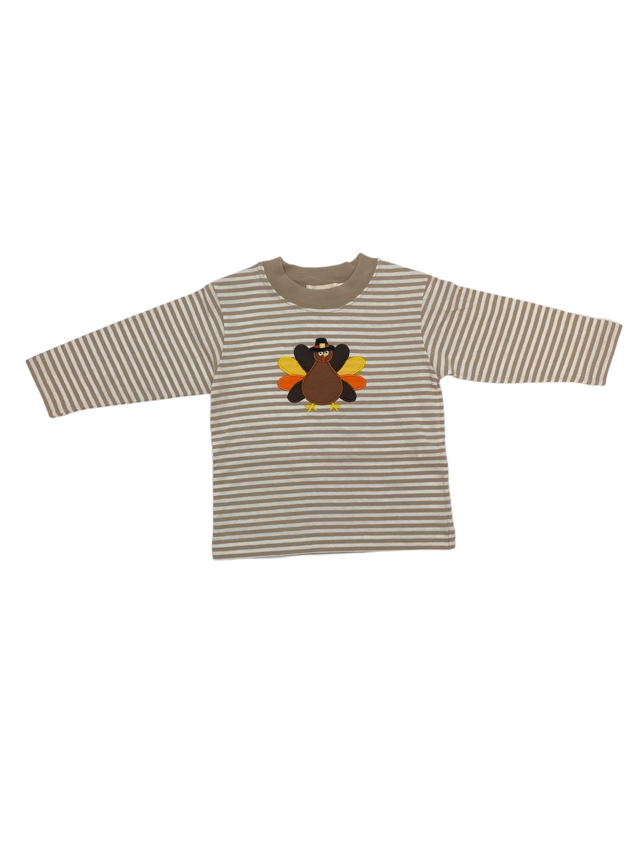 Luigi Boys L/S N. Stripe T-Shirt Turkey Pilgrim Sand/White N. Stripe T027-M4278-465/23 5108