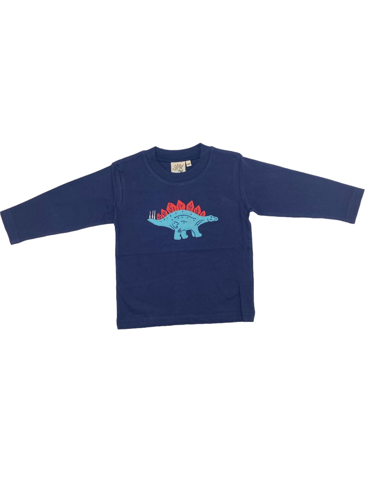 Luigi Boys L/S T-Shirt Stegosaurus w/Plates Dark Royal T002-12790-41 5108