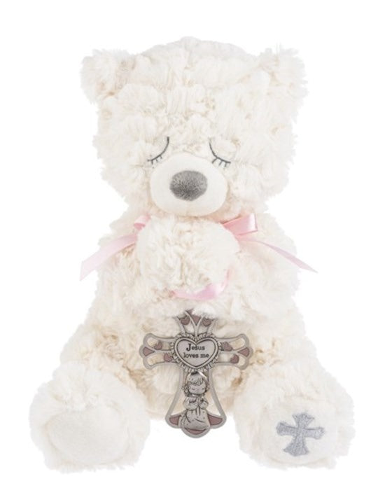 Ganz serenity bear w/ crib cross