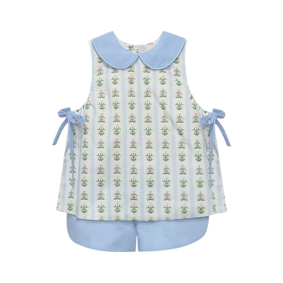 Remember Nguyen Sage Green Ingram Short Set Wildflowers Whispers 1002SS 5301