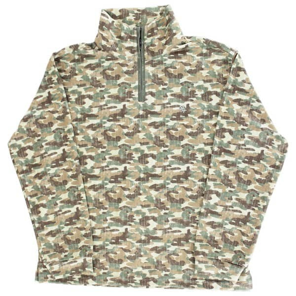 J. Bailey Half Zip Performance Camo 5107