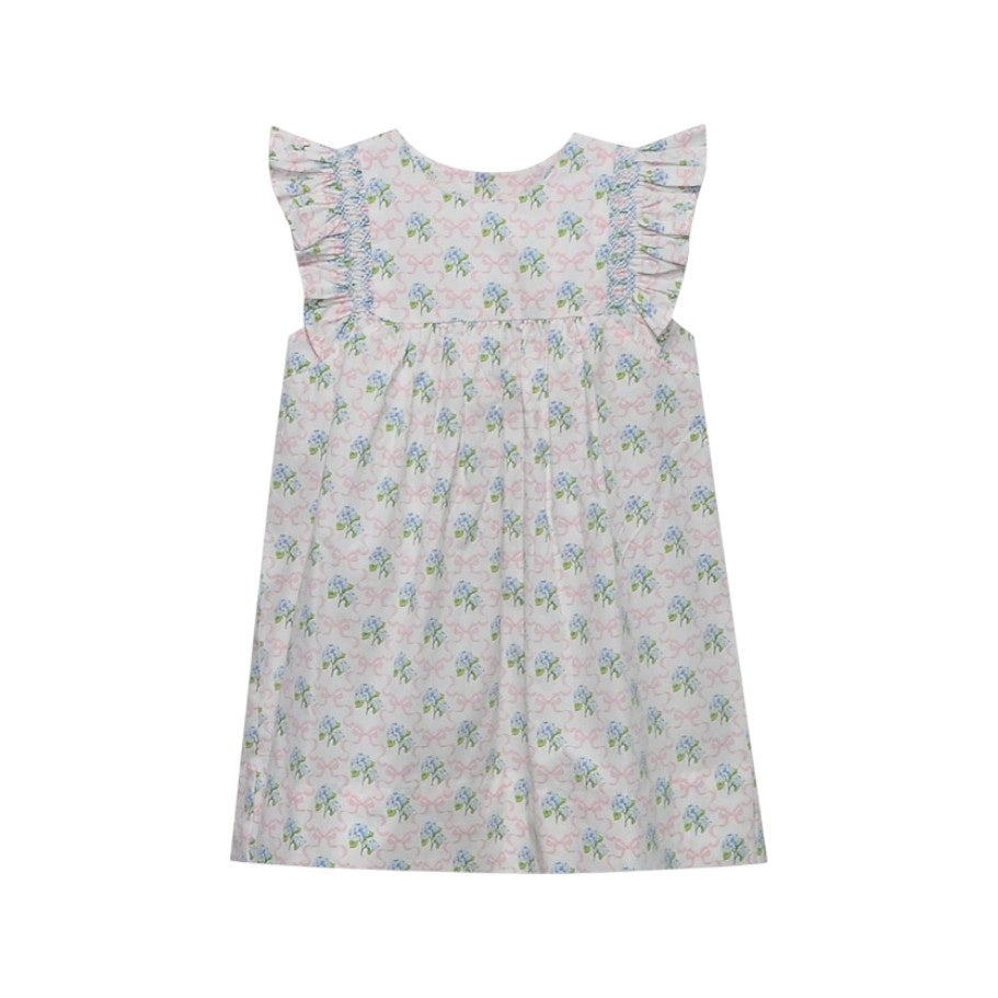 Remember Nguyen Blue Delta Dress Porch Petals 1025D 5301