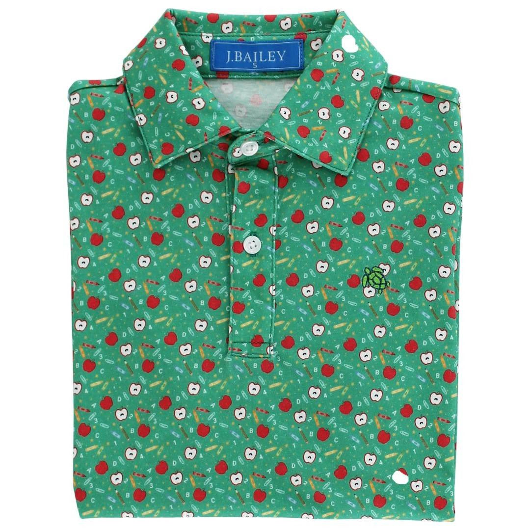 J. Bailey Sport Polo Back to School on Green 1026-Henry 5207