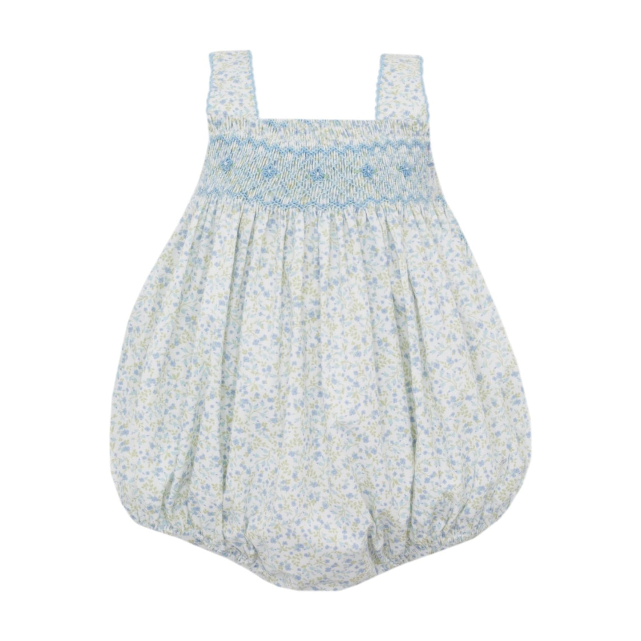 Petit Bebe Amelia Blue Floral Strap Sleeveless Girl's Sunbubble 106F-MS25 5202