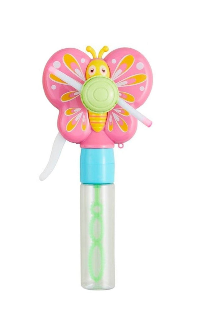 Mud Pie light up butterfly bubble fan