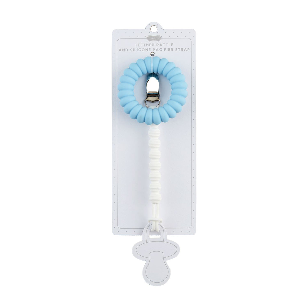 Mud Pie Teether Rattle & Pacifier Strap Sets