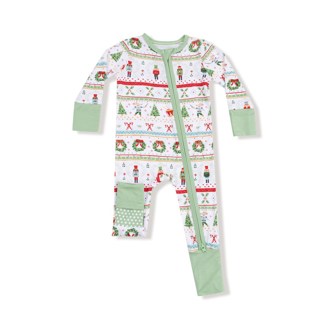 Angel Dear Nutcracker Fair Isle 2 Way Zipper Romper 126-F25-NFI 5209