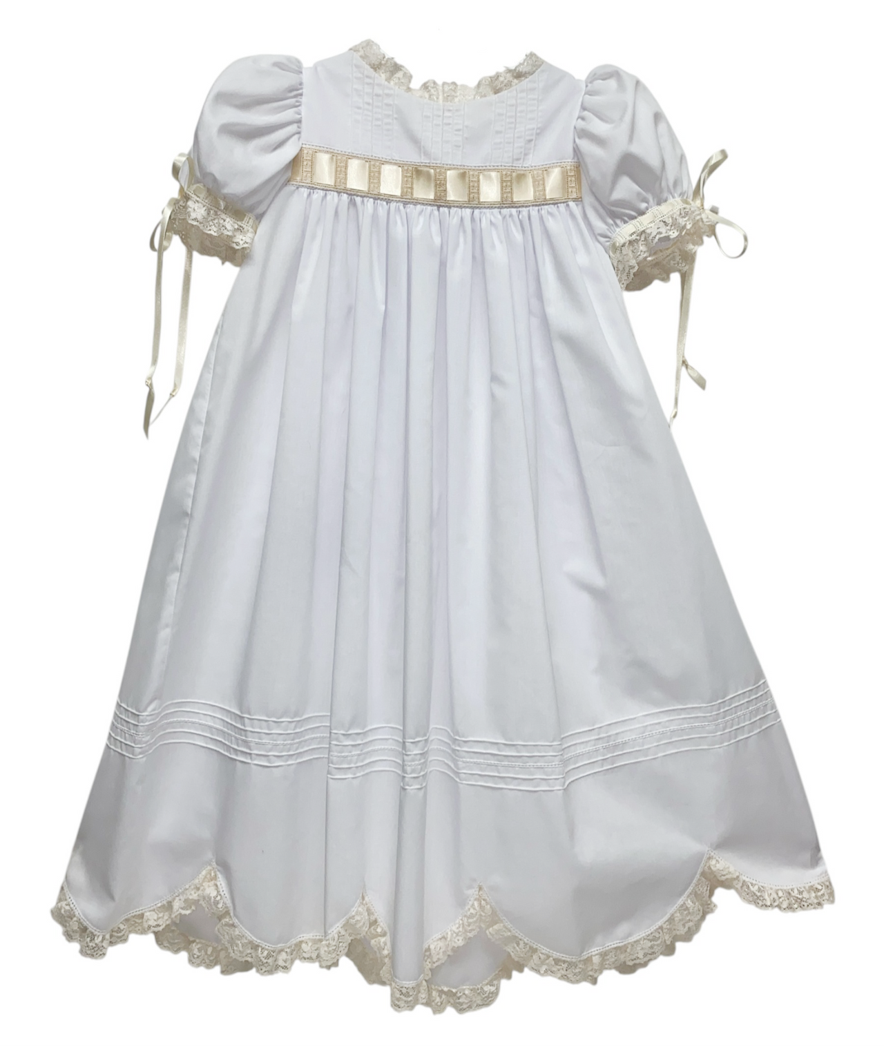 Treasured Memories XX600 White/Ecru /Ecru Dress 5007