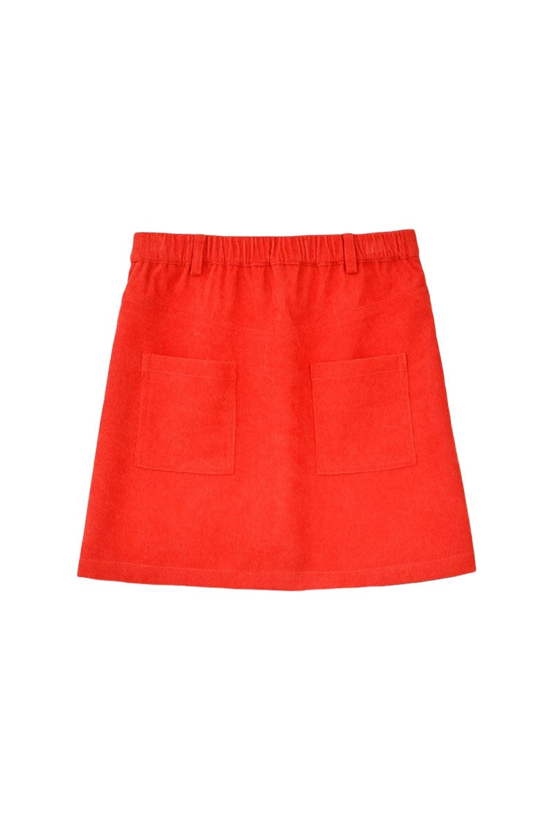 Molly Bracken Girls Woven Skirt Red Orange MMT230CN 5108