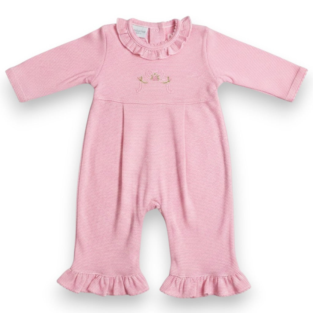 Squiggles Letter Bow Coverall W/Ruffle 680/111/04MS 5307