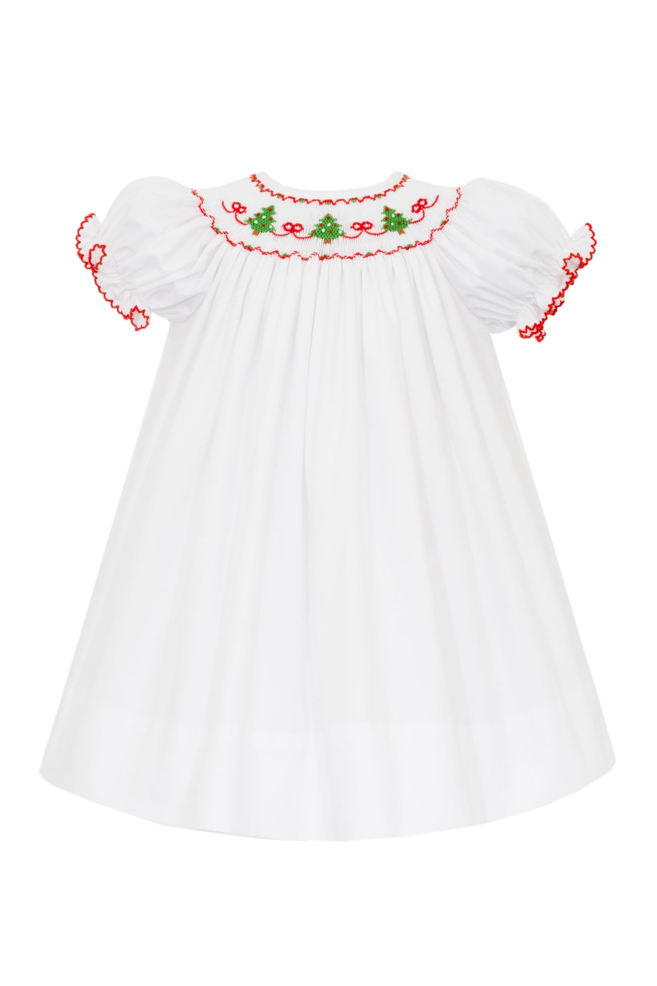 Petit Bebe X'Mas Tree White Bishop S/S 141A-MH24 5111