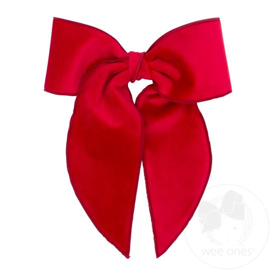 Wee Ones King Velvet Bowtie w/ Twisted Wrap & Whimsy Tails