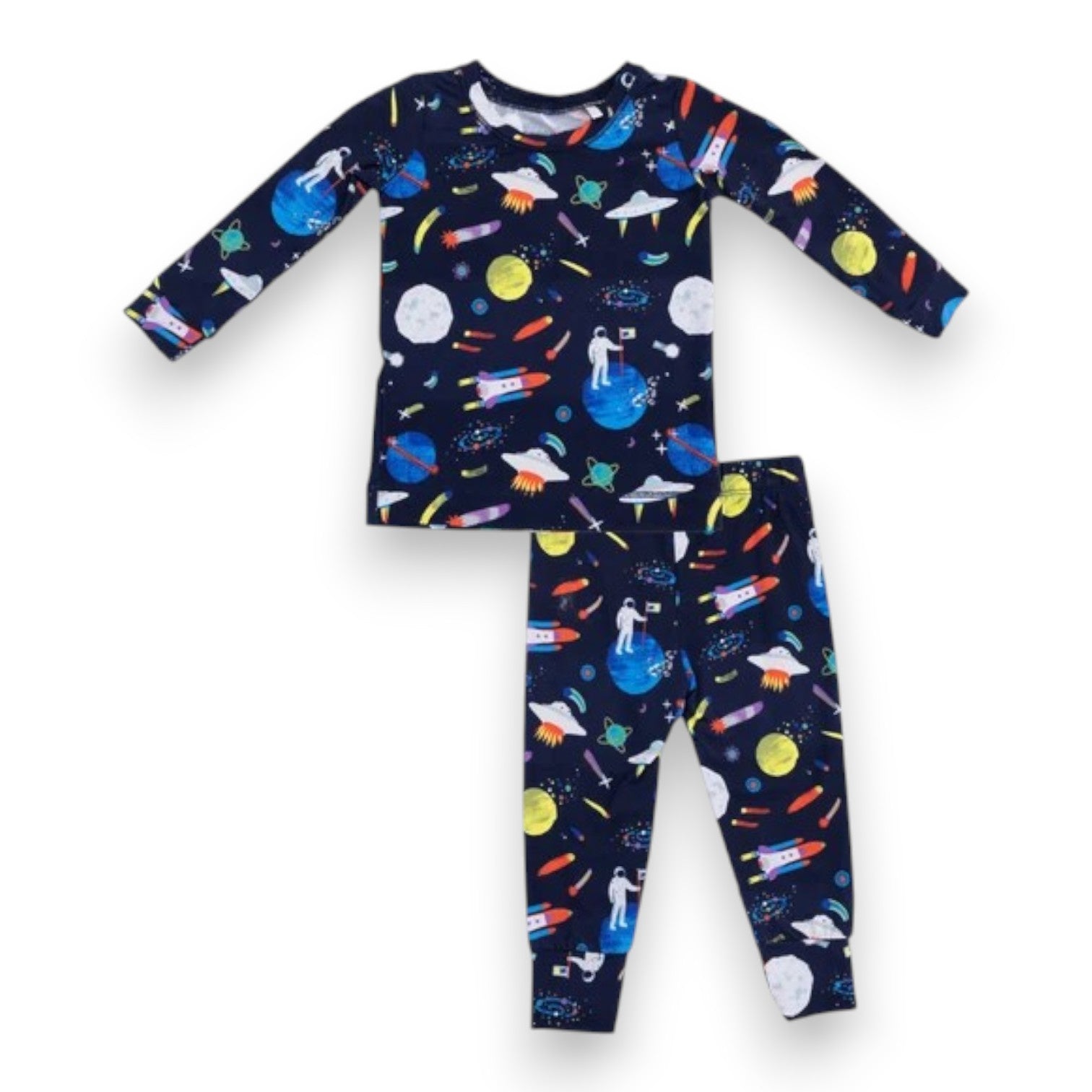 Angel Dear Astronaut and Rockets Long Sleeve Loungewear Set 171-F26-SBD 5308