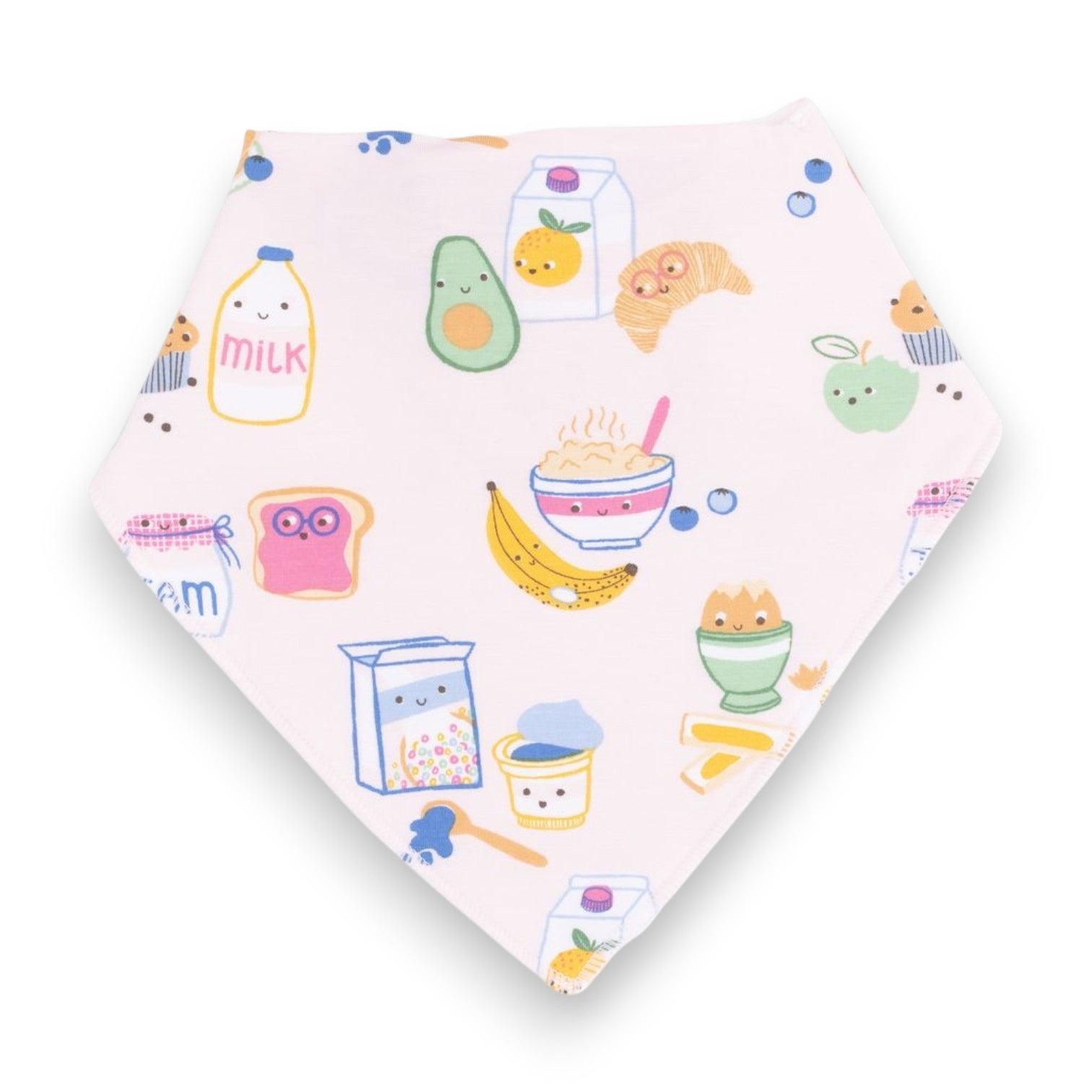 Angel Dear Breakfast Club Pink Bandana Bib 178-F26-BCP  5308