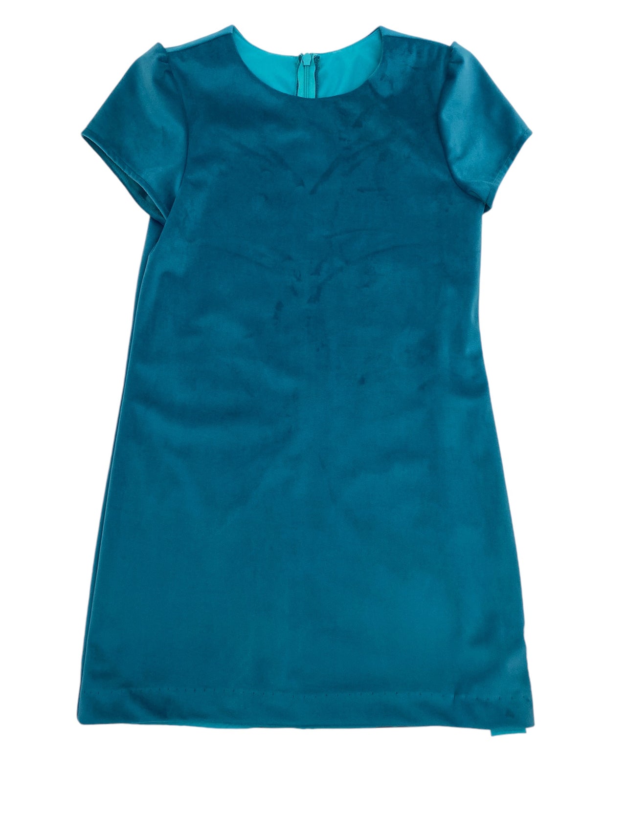 Maggie Breen Velvet Dress Turquoise 72632D-TURQ 5108