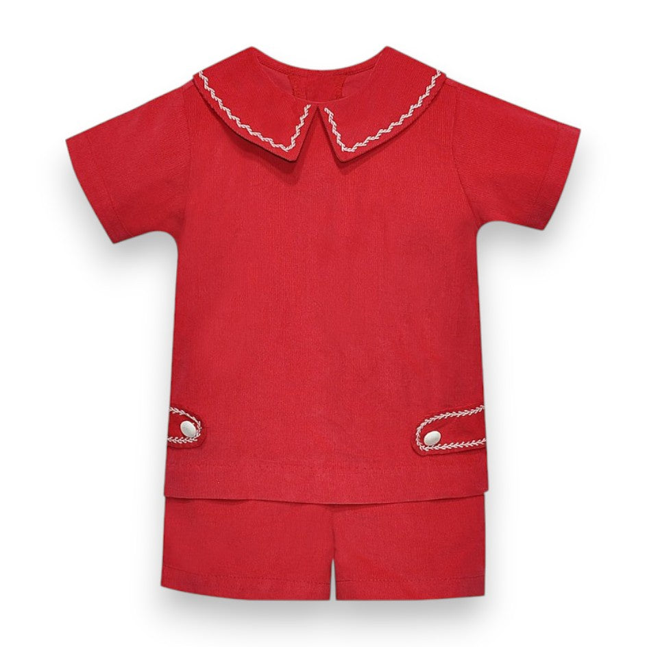 Remember Nguyen Red Madison Short Set 2007SS 5309