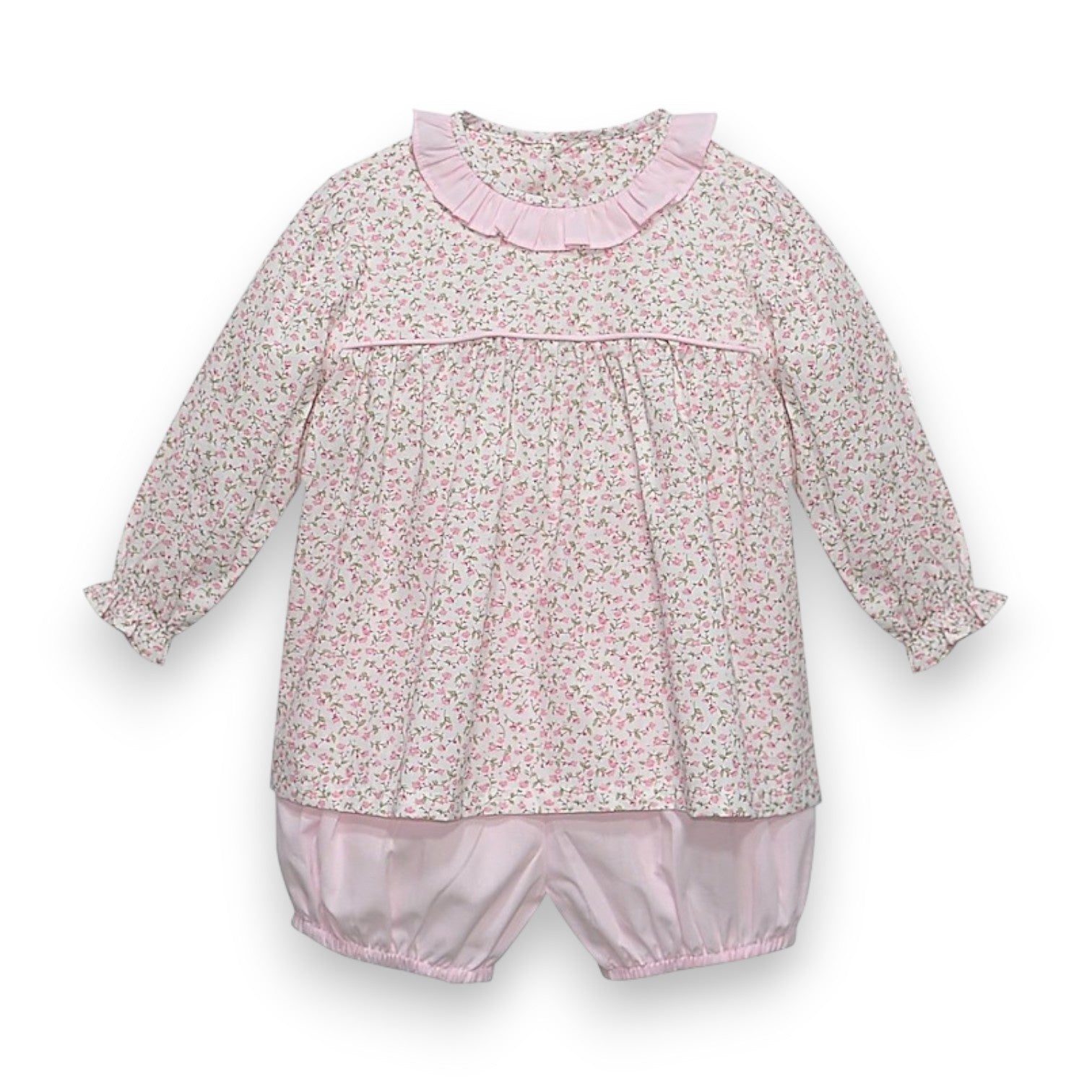 Remember Nguyen Pink Flower Reagan Bloomer Set Garden Whispers 2008BS