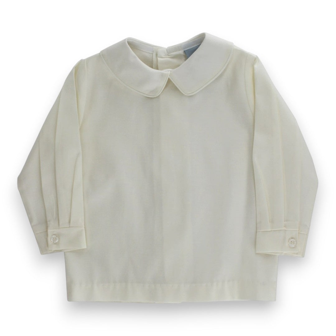 Bailey Boys Ivory Boys Piped Shirt 225-PSB 5309