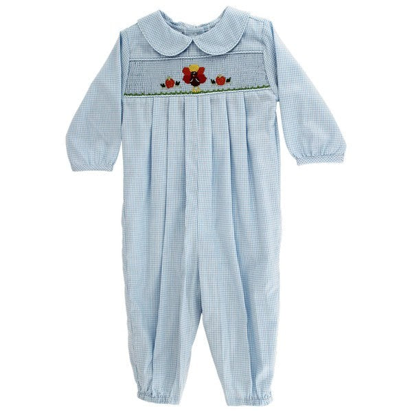 Bailey Boys Smocked Turkey Dressy Bubble Long 24710-DBL 5107