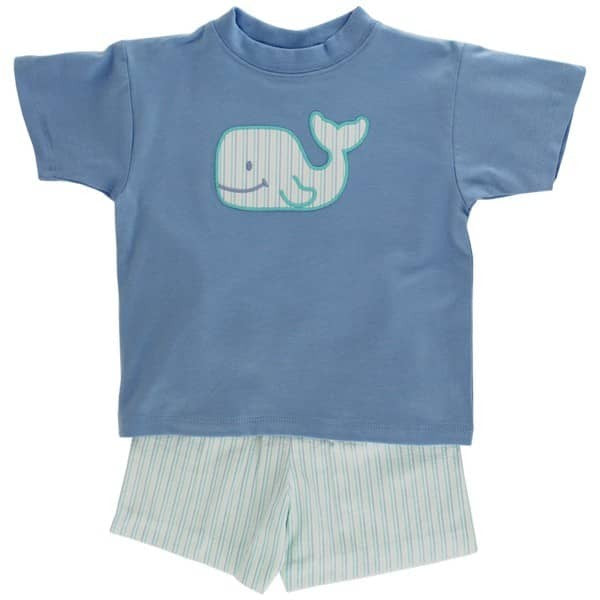 Bailey Boys Wally Whale Boys Short Set 25119-TSB 5202