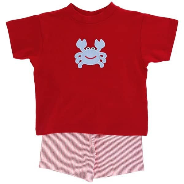 Bailey Boys Crab Boys Short Set 25122-TSB 5202